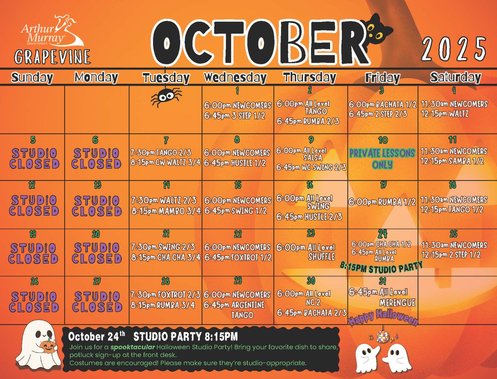 October 2025 Calendar GV